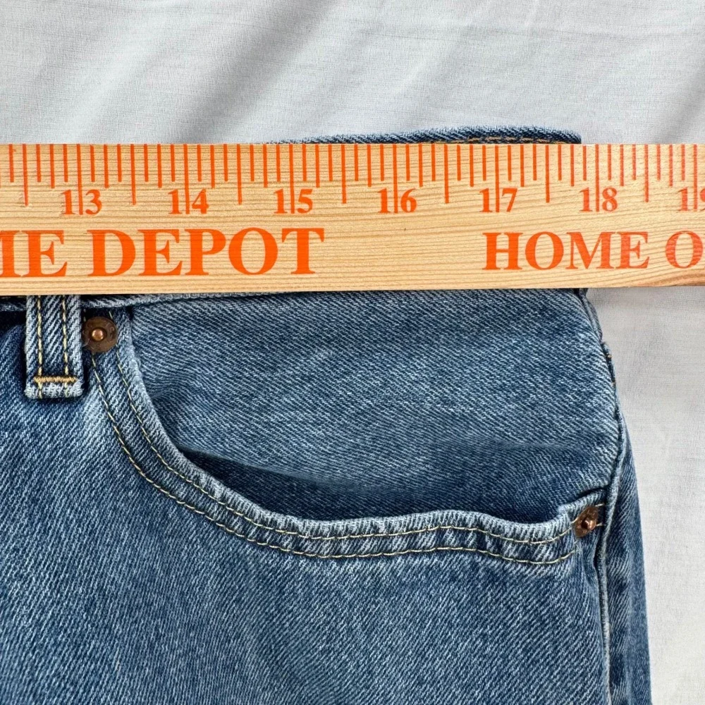 Levis 550 Relaxed Fit Jeans Mens 38x29 Blue Tapered Leg Medium Wash Workwear Dad